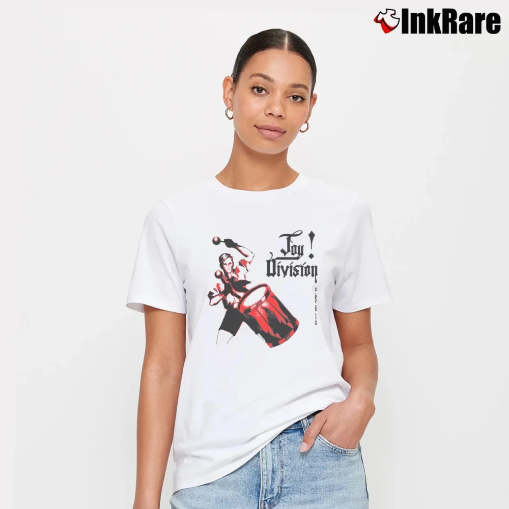 Women’s Joy Division An Ideal For Living Signature T-Shirt in white | Soft, Flattering Fit