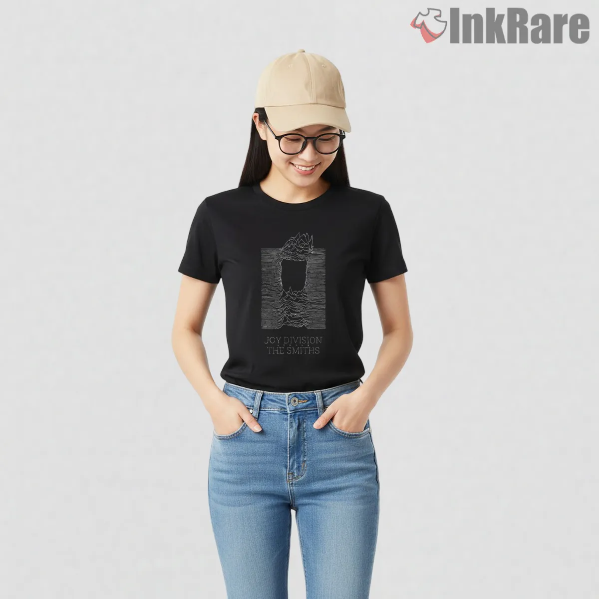 Joy Division The Smiths Unknown Pleasures Crossover Indie Short Sleeve Black Joy Division The Smiths Unknown Pleasures Crossover Indie Shirt on black short sleeve shirt for women graphic tee