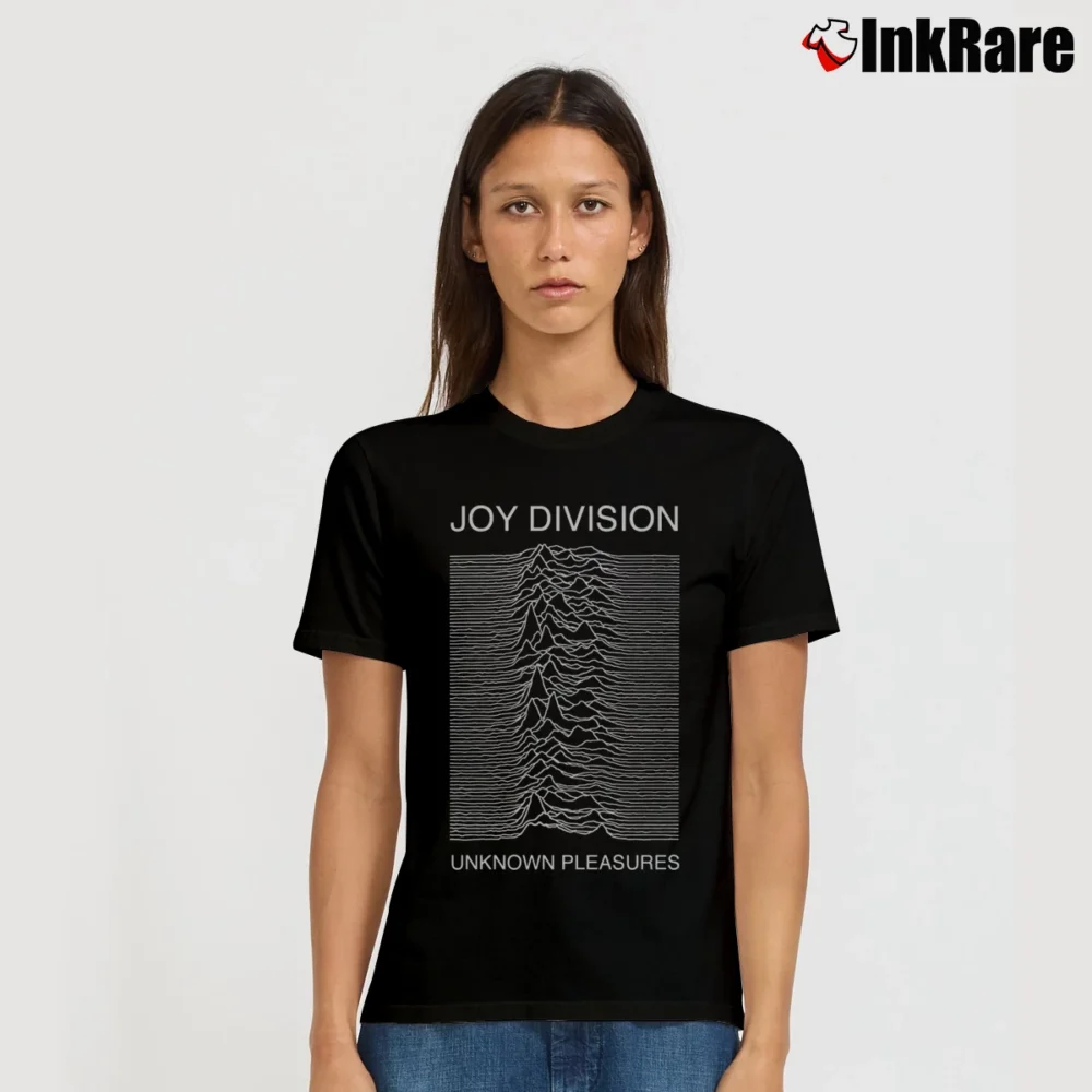 Women’s Joy Division Unknown Pleasure Signature T-Shirt in black | Soft, Flattering Fit