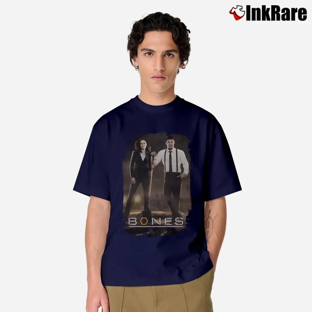 Men’s Judian Bones Tv Show Poster Graphic Classic T-Shirt in navy | Soft, Breathable Everyday Wear