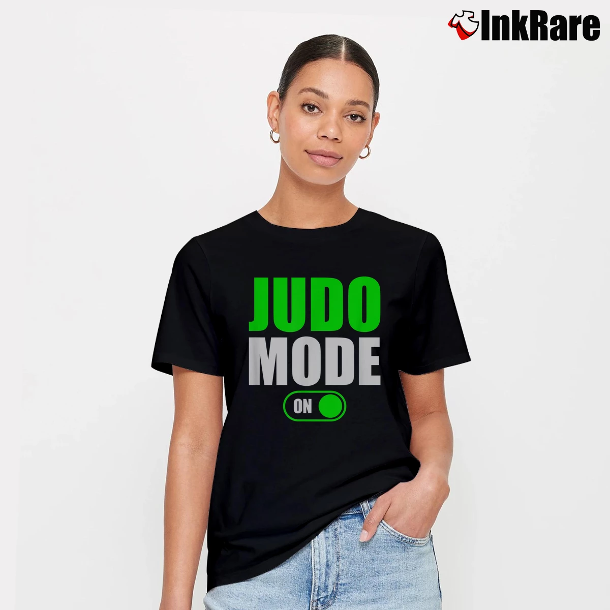 Judo Mode On Funny Workout Fitness Martial Arts Women’s Tee in black – Effortless Style Women’s Judo Mode On Funny Workout Fitness Martial Arts T-Shirt in black | Soft, Flattering Fit