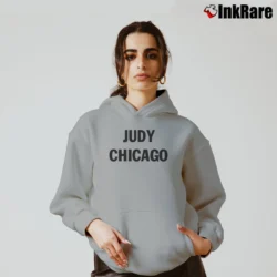 Women’s Judy Chicago Graphic Art Cozy Hoodie in sport grey | Warm, Structured, Stylish