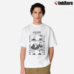 Men’s Jujutsu Kaisen Gojo And Geto Classic T-Shirt in white | Soft, Breathable Everyday Wear
