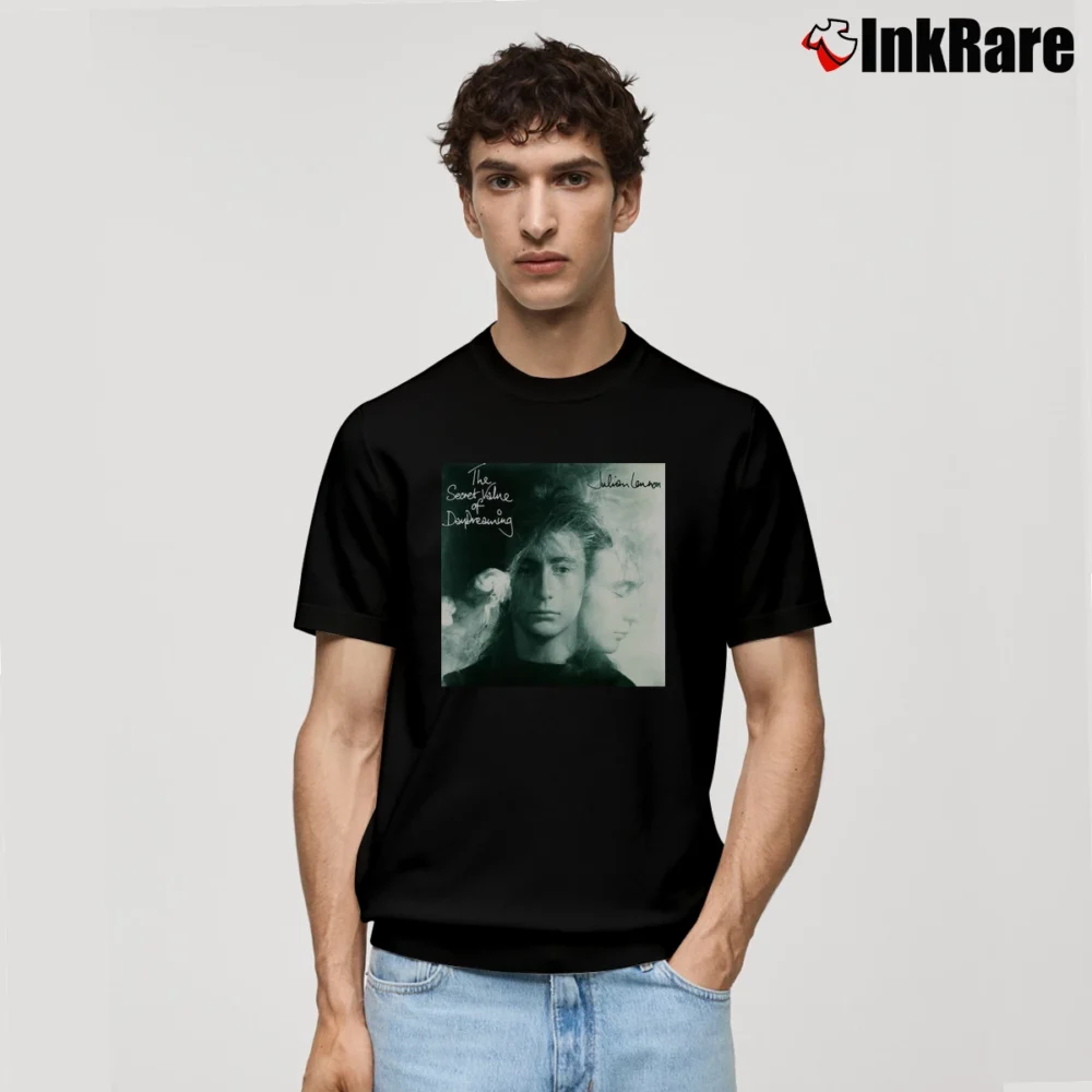 Men’s Julian Lennon 1986 Dreaming Tour Band Classic T-Shirt in black | Soft, Breathable Everyday Wear