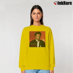 Women’s Julio Iglesias Tango Tour Concert Relaxed Sweatshirt in yellow | Soft, Laid-Back Vibe
