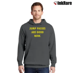 Men’s jump passes are good now for Basketball Playmakers Pullover Hoodie in charcoal | Cozy, Durable, Modern Fit