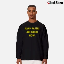 Men’s jump passes are good now for Basketball Playmakers Long-Sleeve Shirt in black | Sleek, Lightweight, Year-Round Wear