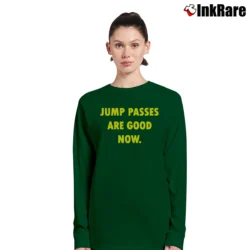 Women’s jump passes are good now for Basketball Playmakers Long-Sleeve Top in forest green | Sleek, Versatile, All-Season