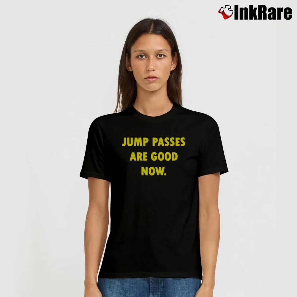 Women’s jump passes are good now for Basketball Playmakers Signature T-Shirt in black | Soft, Flattering Fit