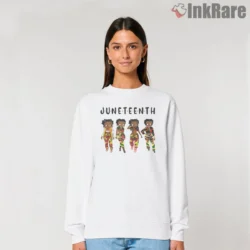 Juneteenth Freedom Queens Celebration Shirt on graphic shirt for women graphic tee
