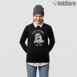 Jurassic Park Talk Nedry To Me Funny Meme Portrait Shirt on graphic shirt for women graphic tee