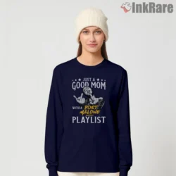Navy long sleeve version for everyday comfort