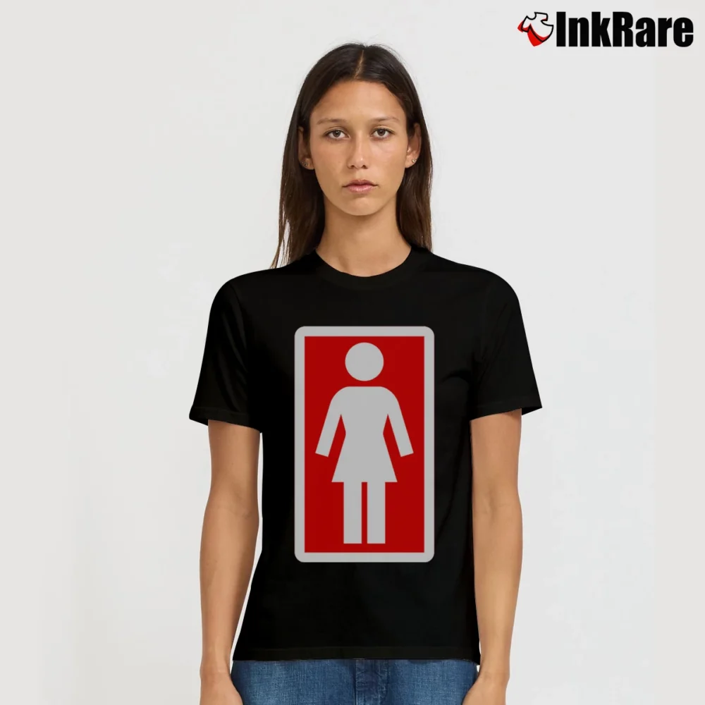 Women’s Juxing Girl Skateboards Og Signature T-Shirt in black | Soft, Flattering Fit