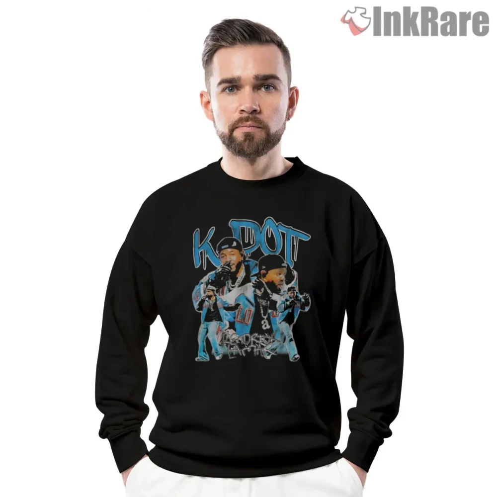 K Dot Classic Era Collage Shirt on graphic shirt for men graphic tee