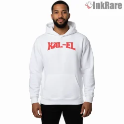 Kal El Savior Of The Universe Kryptonian Legacy Hero Shirt on white hoodie for men graphic tee