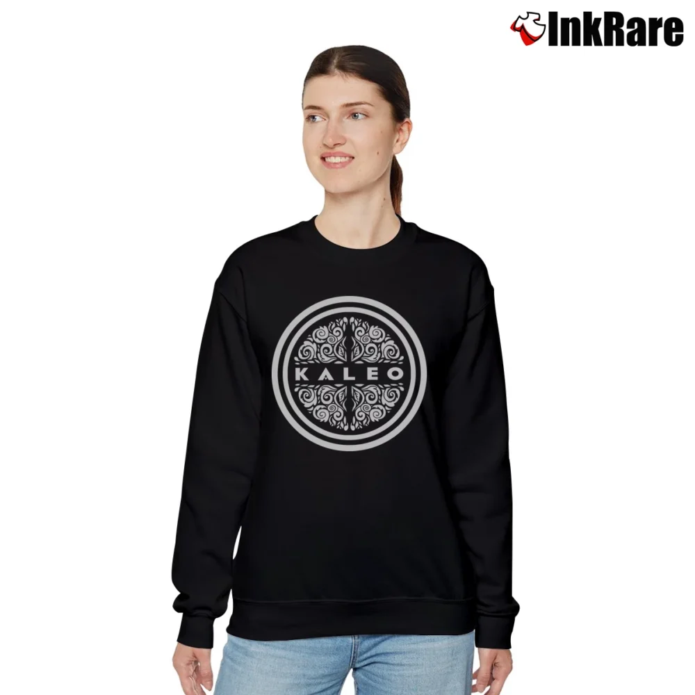 Women’s Kaleo Art Graphic Music Relaxed Sweatshirt in black | Soft, Laid-Back Vibe