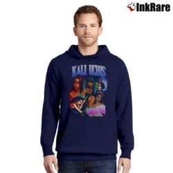 Men’s Kali Uchis Rap Artist Tour Graphic Pullover Hoodie in navy | Cozy, Durable, Modern Fit