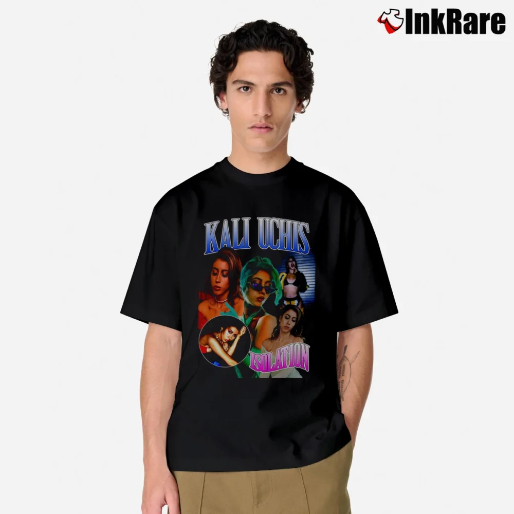 Men’s Kali Uchis Rap Artist Tour Graphic Classic T-Shirt in black | Soft, Breathable Everyday Wear