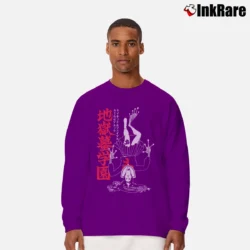 Men’s Kamikaze Attack Hell Toad Academy Long-Sleeve Shirt in purple | Sleek, Lightweight, Year-Round Wear
