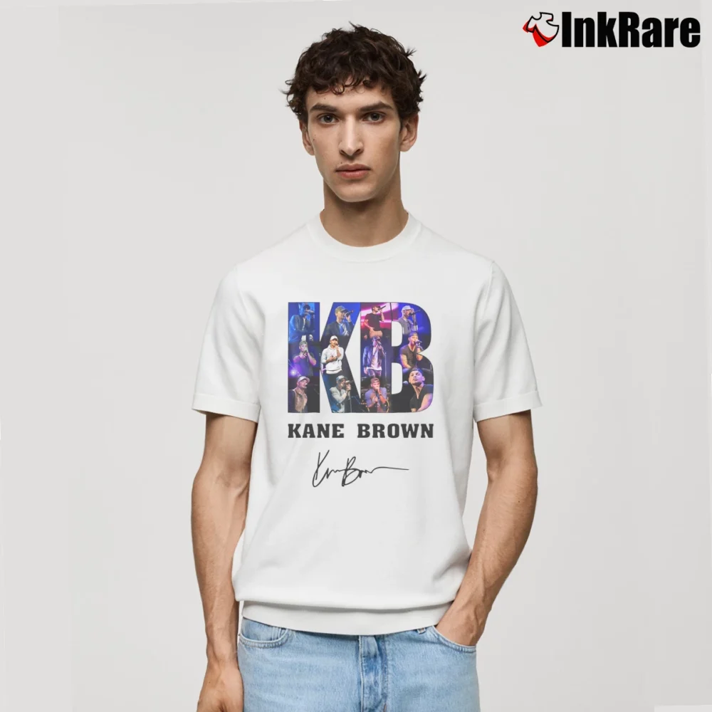 Men’s Kane Brown Music Fan Gift Classic T-Shirt in white | Soft, Breathable Everyday Wear