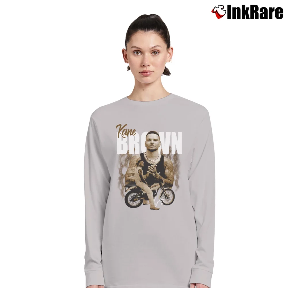 Women’s Kane Brown Signature Long-Sleeve Top in sport grey | Sleek, Versatile, All-Season