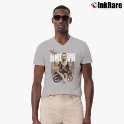 Men’s Kane Brown Signature V-Neck Tee in sport grey | Sharp, Breathable, Everyday Staple