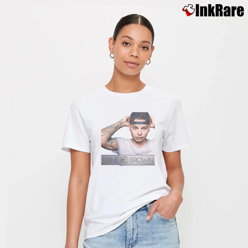 Women’s Kane Brown Youth Music Graphic Signature T-Shirt in white | Soft, Flattering Fit