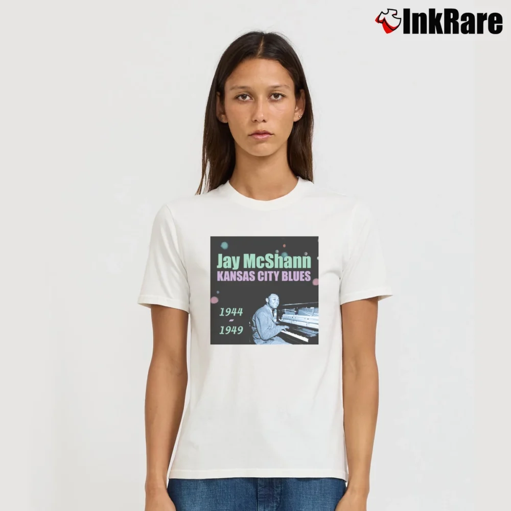 Women’s Kansas City Blues 1944 - 1949 Signature T-Shirt in white | Soft, Flattering Fit