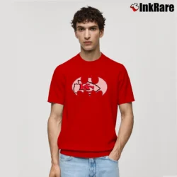 Men’s Kansas City Chiefs Batman NFL Mashup Classic T-Shirt in red | Soft, Breathable Everyday Wear