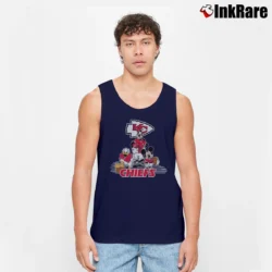 Men’s Kansas City Chiefs Mickey Mouse Tank Top in navy | Breathable, Active-Friendly Design