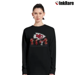 Women’s Kansas City Chiefs Snoopy And Charlie Brown Super Bowl Long-Sleeve Top in black | Sleek, Versatile, All-Season