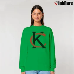 Women’s Kansas City Dual Monogram Relaxed Sweatshirt in irish green | Soft, Laid-Back Vibe