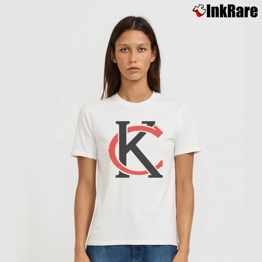 Women’s Kansas City Dual Monogram Signature T-Shirt in white | Soft, Flattering Fit