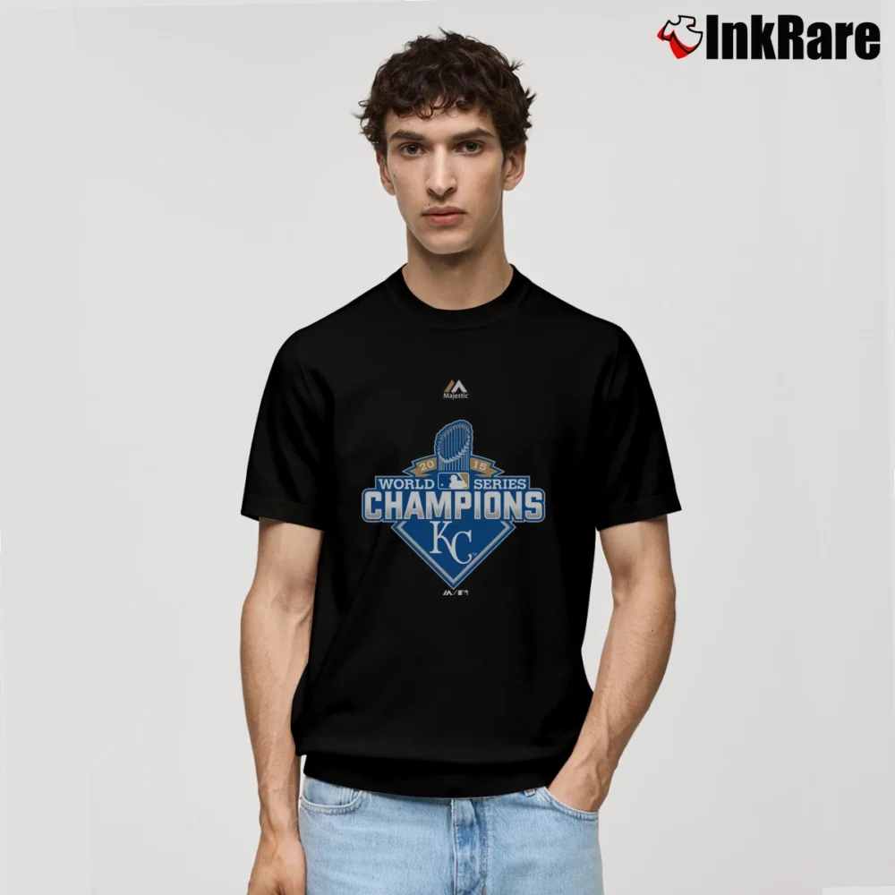 Men’s Kansas City Royals 2015 Champions Classic T-Shirt in black | Soft, Breathable Everyday Wear
