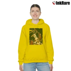 Women’s kareem abdul jabbar vs julius erving for NBA Legends Fans Cozy Hoodie in yellow | Warm, Structured, Stylish