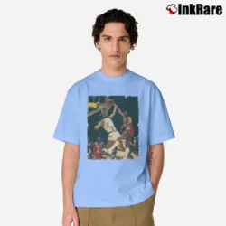 Men’s kareem abdul jabbar vs julius erving for NBA Legends Fans Classic T-Shirt in light blue | Soft, Breathable Everyday Wear