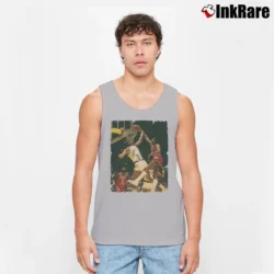Men’s kareem abdul jabbar vs julius erving for NBA Legends Fans Tank Top in sport grey | Breathable, Active-Friendly Design