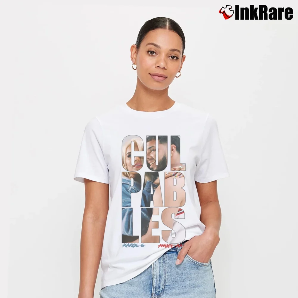 Women’s Karol G Anuel Reggaeton Spanish Trap Signature T-Shirt in white | Soft, Flattering Fit