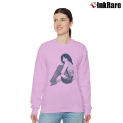 Women’s Kate Bush Retro Relaxed Sweatshirt in light pink | Soft, Laid-Back Vibe