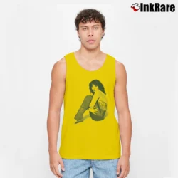 Men’s Kate Bush Retro Tank Top in yellow | Breathable, Active-Friendly Design