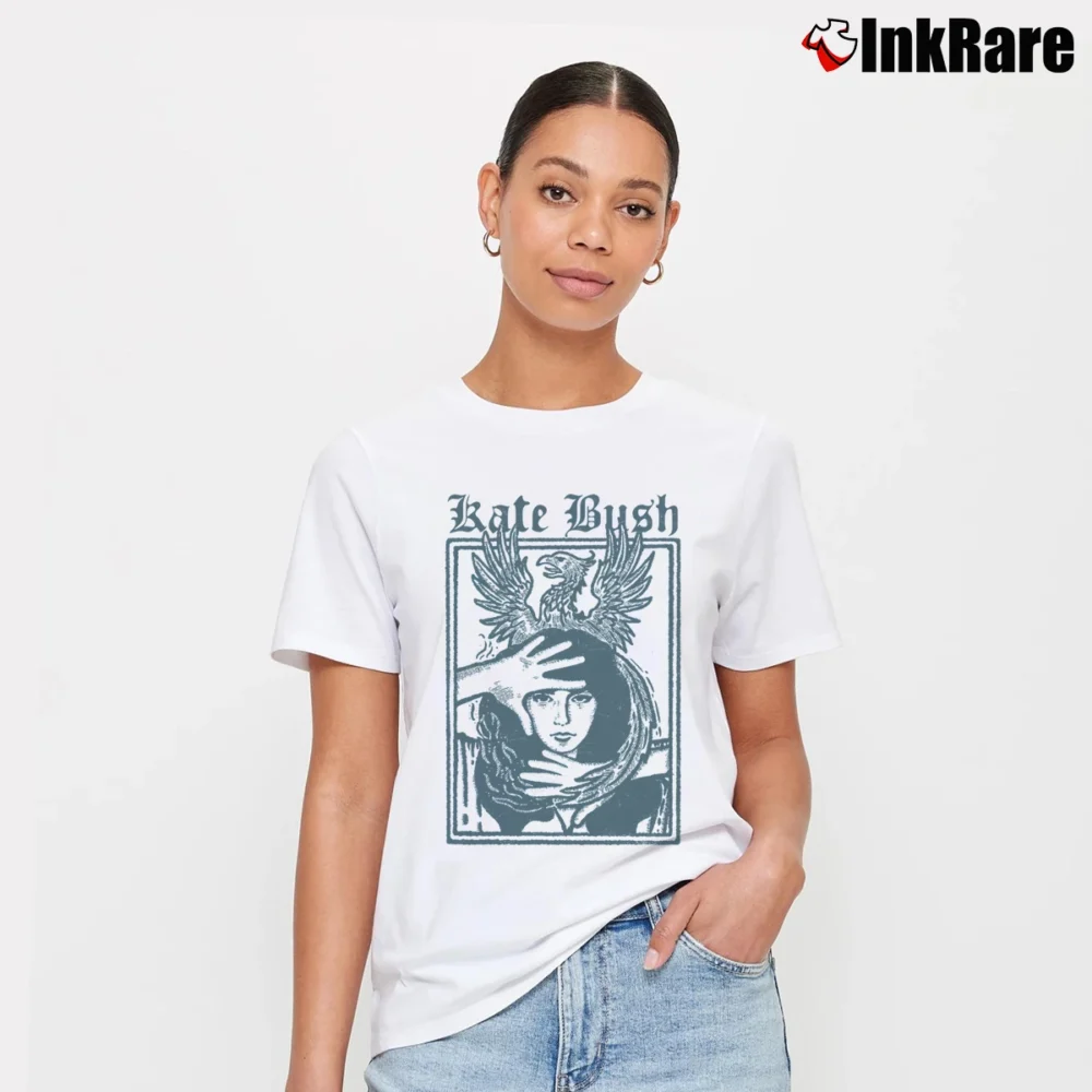 Women’s Kate Bush The Tour Of Life Signature T-Shirt in white | Soft, Flattering Fit
