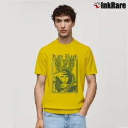 Men’s Kate Bush The Tour Of Life Classic T-Shirt in yellow | Soft, Breathable Everyday Wear