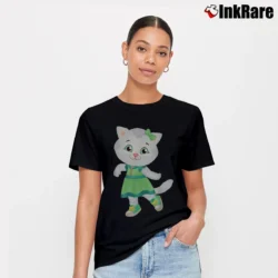 Women’s Katerina Kitty Cat Signature T-Shirt in black | Soft, Flattering Fit