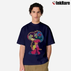 Men’s Kaws Snoopy Companion Art Classic T-Shirt in navy | Soft, Breathable Everyday Wear