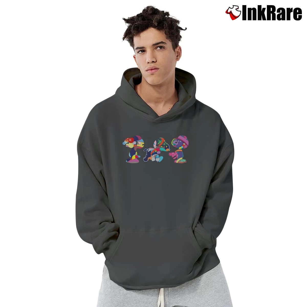 Kaws Snoopy Set Men’s Pullover Hoodie in charcoal – Ultimate Warmth Men’s Kaws Snoopy Set Pullover Hoodie in charcoal | Cozy, Durable, Modern Fit