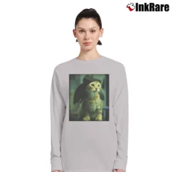 Women’s Keanu Movie Funny Cat Long-Sleeve Top in sport grey | Sleek, Versatile, All-Season