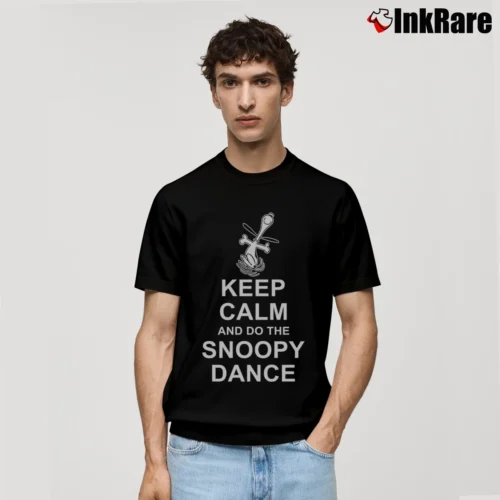 Keep Calm And Do The Snoopy Dance Men’s Classic Tee in black – Premium Comfort Men’s Keep Calm And Do The Snoopy Dance Classic T-Shirt in black | Soft, Breathable Everyday Wear