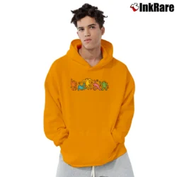 Men’s Keith Haring Urban Outters Graphic Pullover Hoodie in orange | Cozy, Durable, Modern Fit