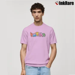 Men’s Keith Haring Urban Outters Graphic Classic T-Shirt in light pink | Soft, Breathable Everyday Wear