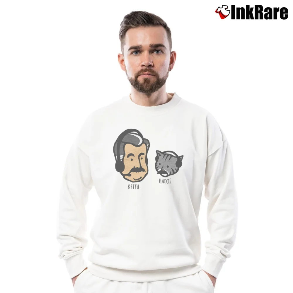 Men’s keith hernandez hadji for Baseball and Pop Culture Fans Crewneck Sweatshirt in white | Cozy Fabric, Clean Style